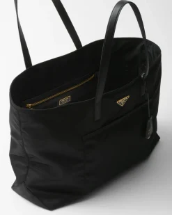 Mujer Prada COLECCIÓN FEMENINA|BOLSOS GRANDES^Bolso Tote Grande De Re-nylon Y Piel Saffiano Re-edition 1978