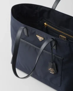 Mujer Prada COLECCIÓN FEMENINA|BOLSOS GRANDES^Bolso Tote Grande De Re-nylon Y Piel Saffiano Re-edition 1978