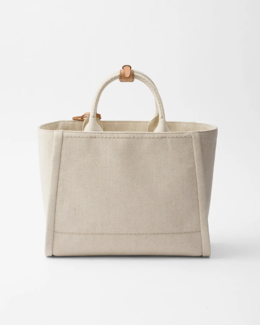 Mujer Prada PRADA SUMMER BAGS|BOLSOS GRANDES^Bolso Tote Grande En Mezcla De Lino