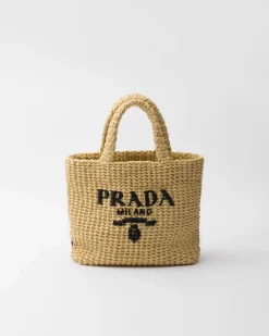 Mujer Prada PRADA SUMMER BAGS|BOLSOS GRANDES^Bolso Tote Pequeño De Croché
