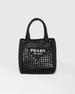 Mujer Prada PRADA SUMMER BAGS|MINIBOLSOS^Bolso Tote Pequeño De Croché