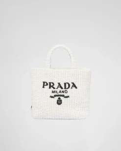 Mujer Prada PRADA SUMMER BAGS|MINIBOLSOS^Bolso Tote Pequeño De Croché