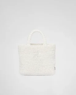 Mujer Prada PRADA SUMMER BAGS|MINIBOLSOS^Bolso Tote Pequeño De Croché