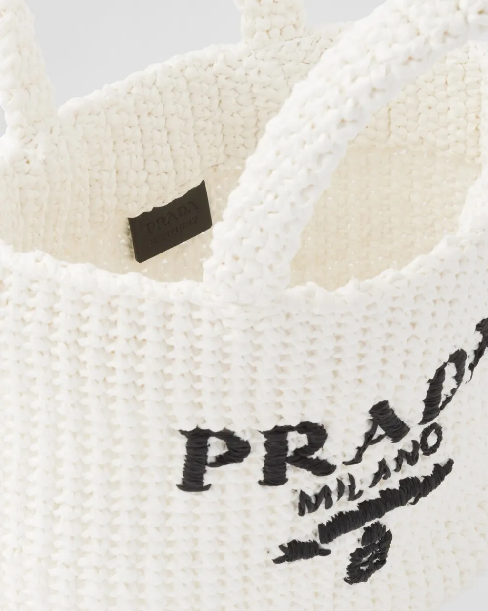 Mujer Prada PRADA SUMMER BAGS|MINIBOLSOS^Bolso Tote Pequeño De Croché