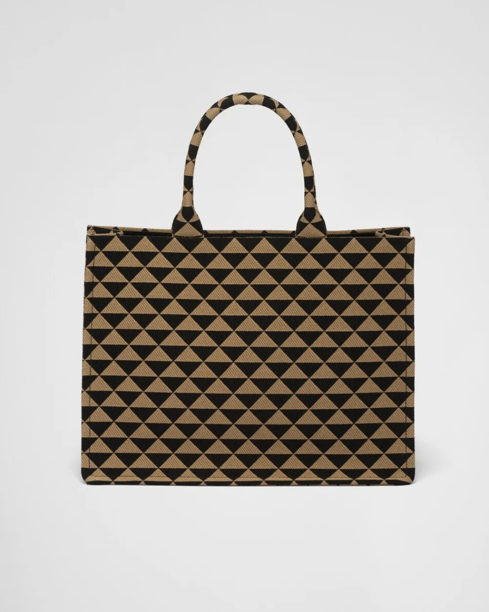 Hombre Prada BOLSOS GRANDES^Bolso Tote Symbole De Tela Bordada