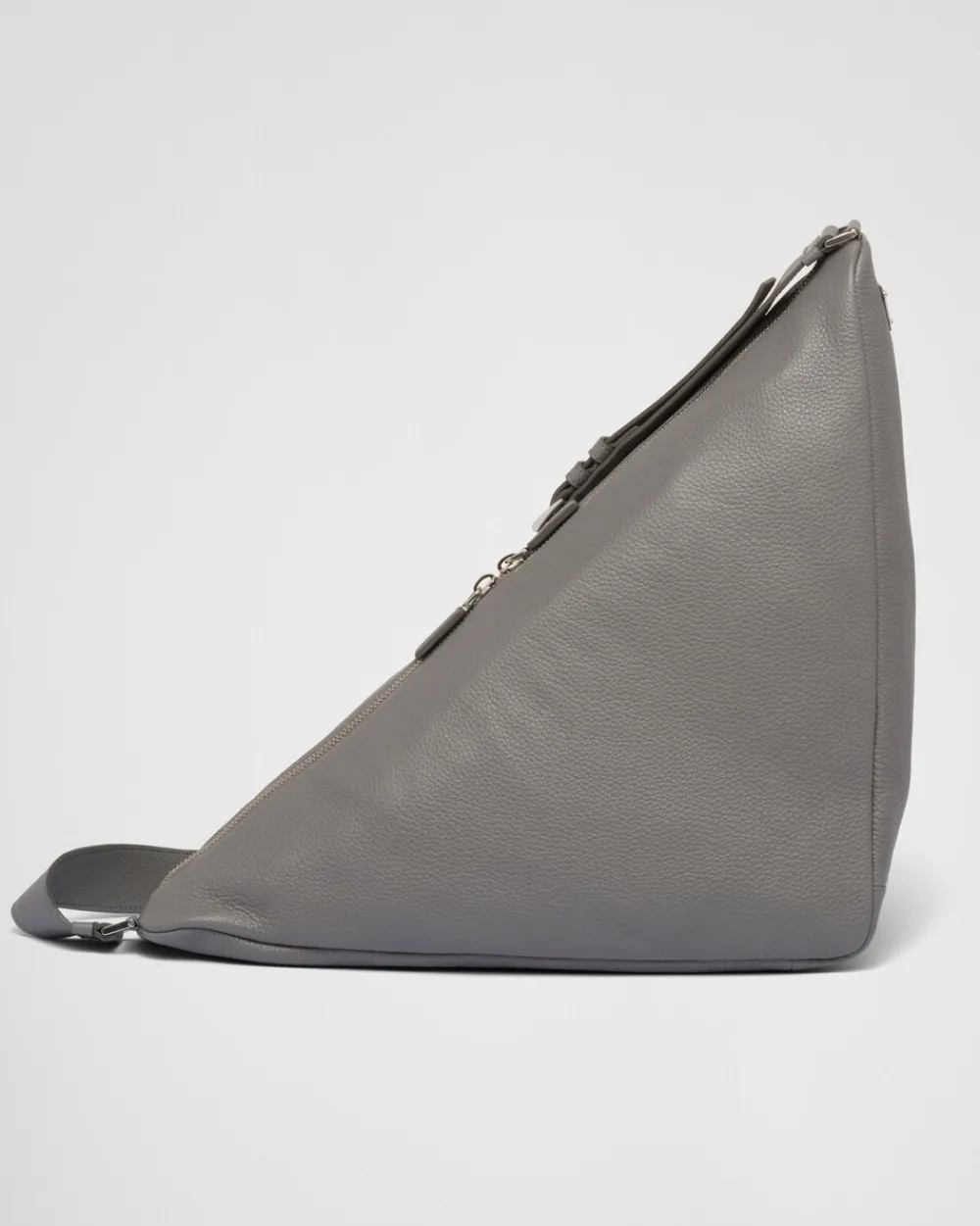 Hombre Prada BOLSOS MENSAJEROS^Bolso Triangular De Piel