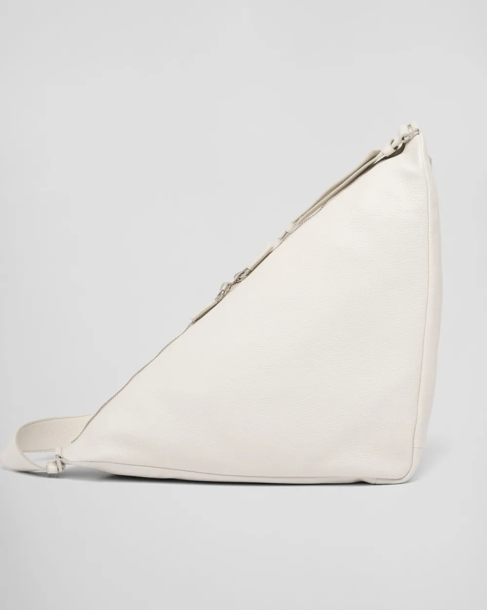 Hombre Prada BOLSOS MENSAJEROS^Bolso Triangular De Piel
