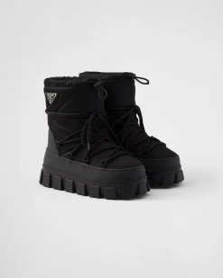 Mujer Prada COLECCIÓN FEMENINA|BOTINAS Y BOTAS^Botas Après-ski De Gabardina De Re-nylon