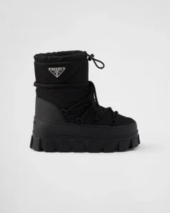 Mujer Prada COLECCIÓN FEMENINA|BOTINAS Y BOTAS^Botas Après-ski De Gabardina De Re-nylon