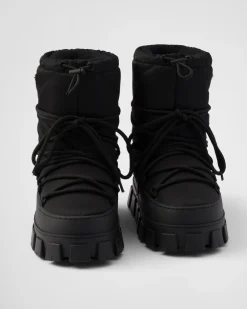 Mujer Prada COLECCIÓN FEMENINA|BOTINAS Y BOTAS^Botas Après-ski De Gabardina De Re-nylon