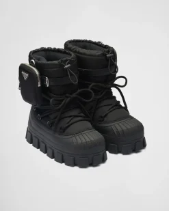 Mujer Prada COLECCIÓN FEMENINA|BOTINAS Y BOTAS^Botas Après-ski De Gabardina De Re-nylon