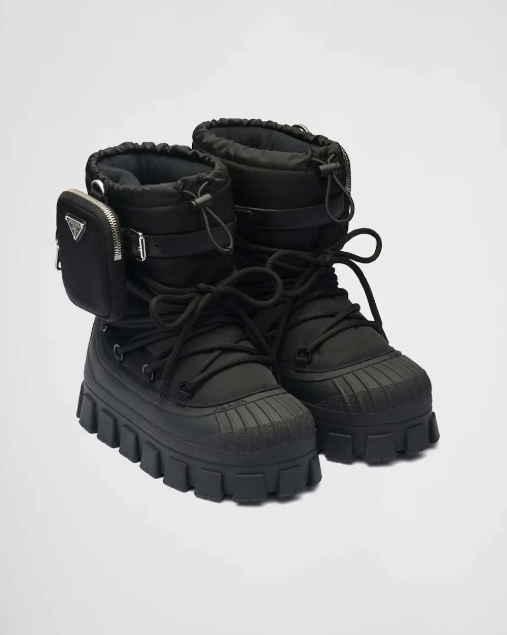 Mujer Prada COLECCIÓN FEMENINA|BOTINAS Y BOTAS^Botas Après-ski De Gabardina De Re-nylon