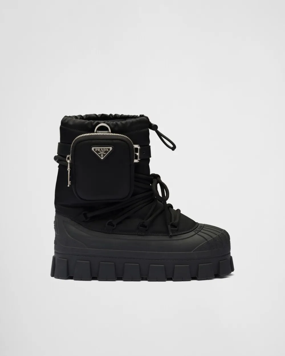Mujer Prada COLECCIÓN FEMENINA|BOTINAS Y BOTAS^Botas Après-ski De Gabardina De Re-nylon