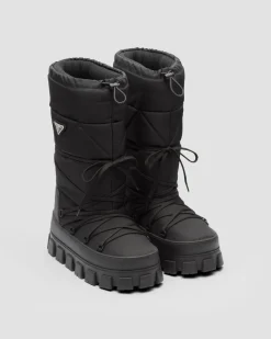 Hombre Prada COLECCIÓN MASCULINA|BOTAS^Botas Après-ski De Gabardina De Re-nylon