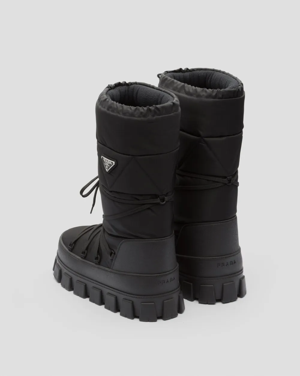 Hombre Prada COLECCIÓN MASCULINA|BOTAS^Botas Après-ski De Gabardina De Re-nylon