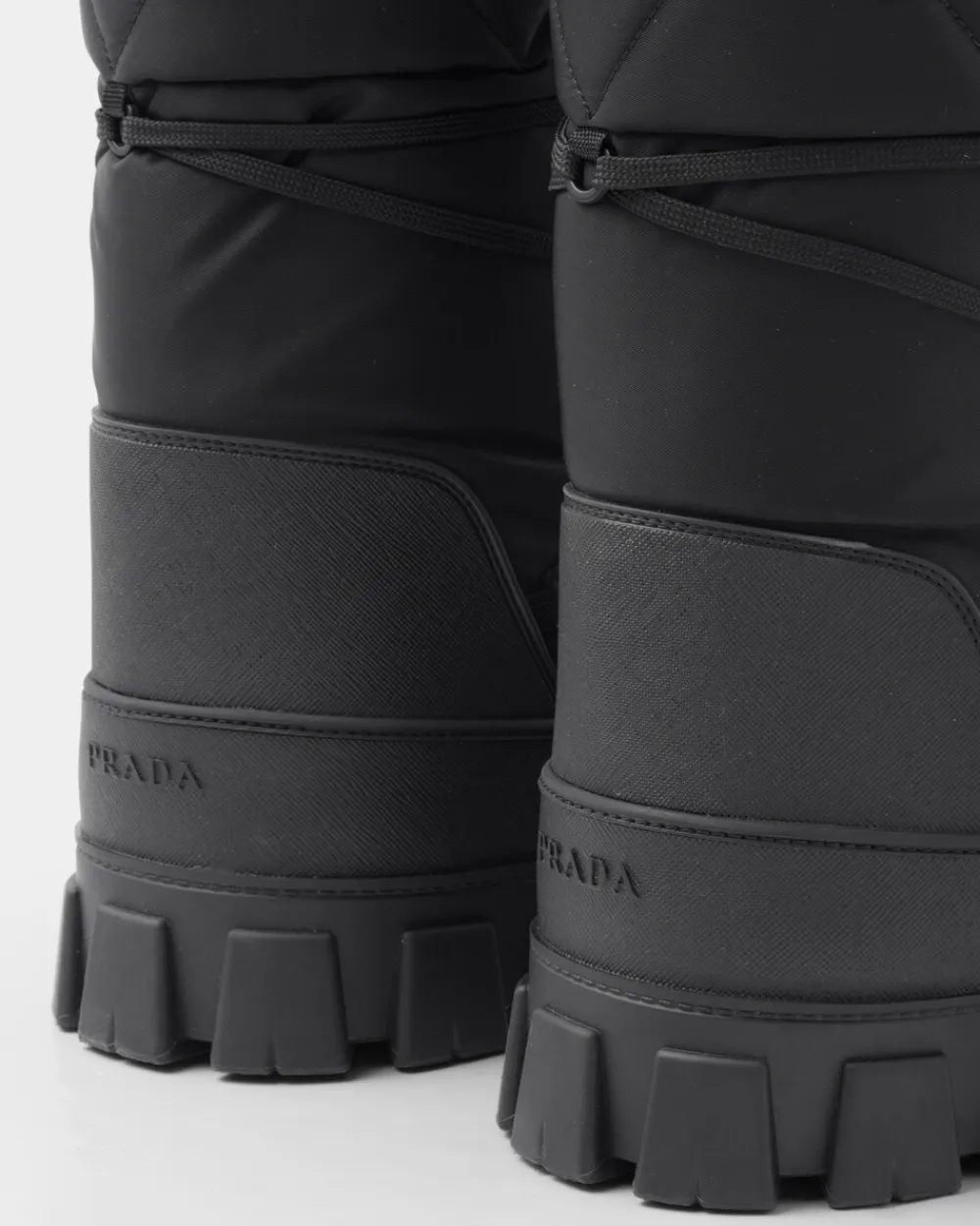 Hombre Prada COLECCIÓN MASCULINA|BOTAS^Botas Après-ski De Gabardina De Re-nylon