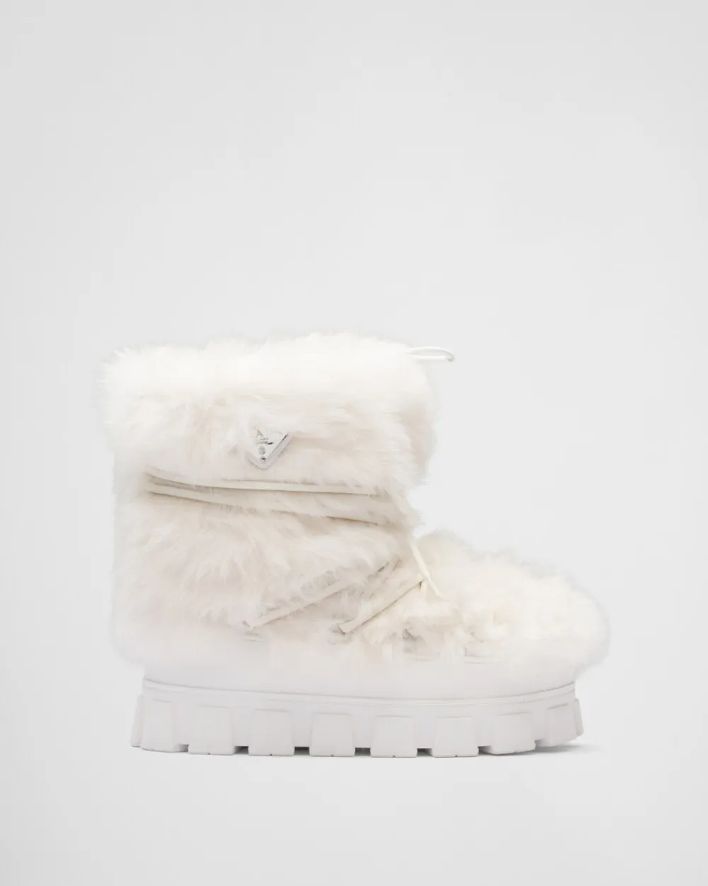 Mujer Prada BOTINAS Y BOTAS^Botas Après-ski De Piel Vuelta