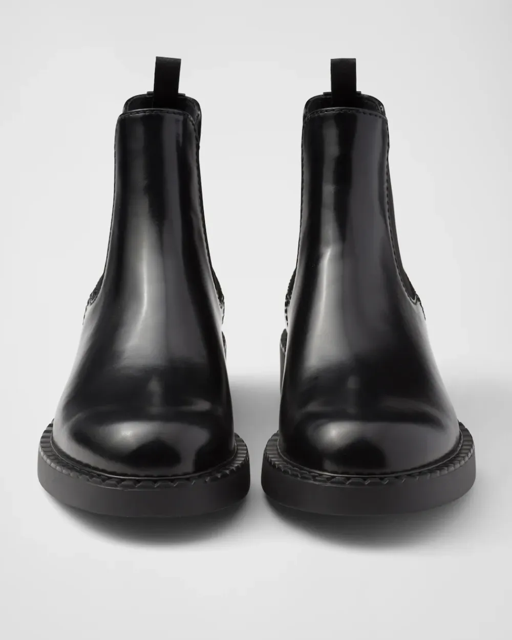 Hombre Prada BOTAS^Botas Chelsea De Piel Cepillada