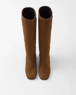 Mujer Prada BOTINAS Y BOTAS^Botas De Ante