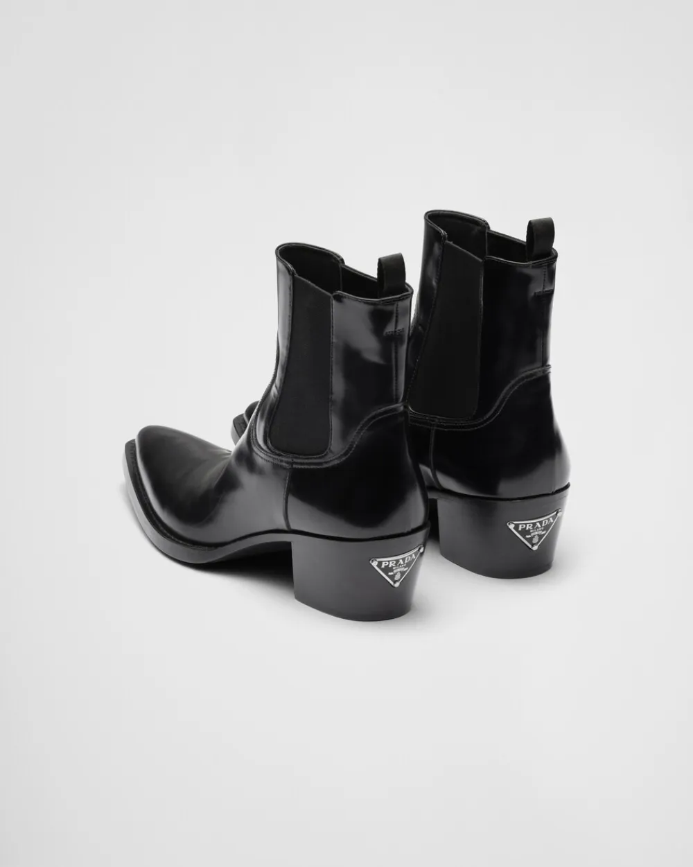 Mujer Prada BOTINAS Y BOTAS^Botas De Piel Cepillada