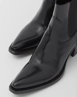 Mujer Prada BOTINAS Y BOTAS^Botas De Piel Cepillada