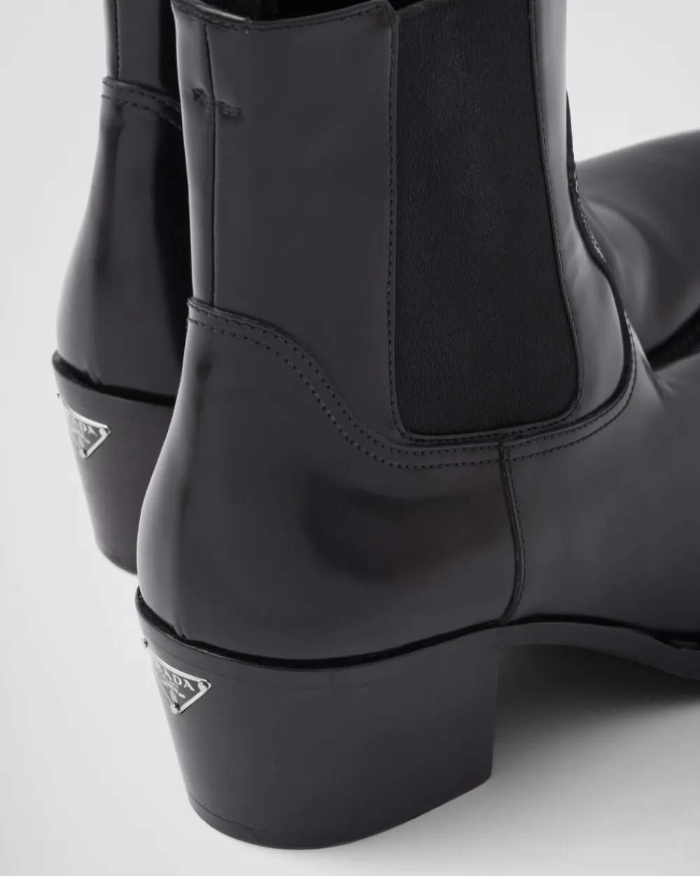 Mujer Prada BOTINAS Y BOTAS^Botas De Piel Cepillada