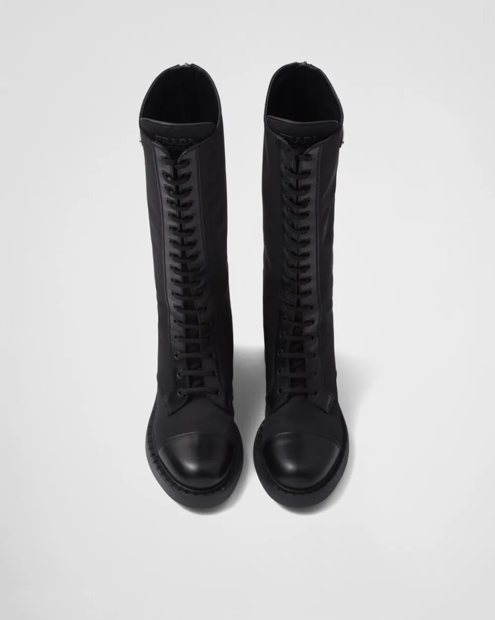 Mujer Prada BOTINAS Y BOTAS^Botas De Piel Cepillada Y Re-nylon