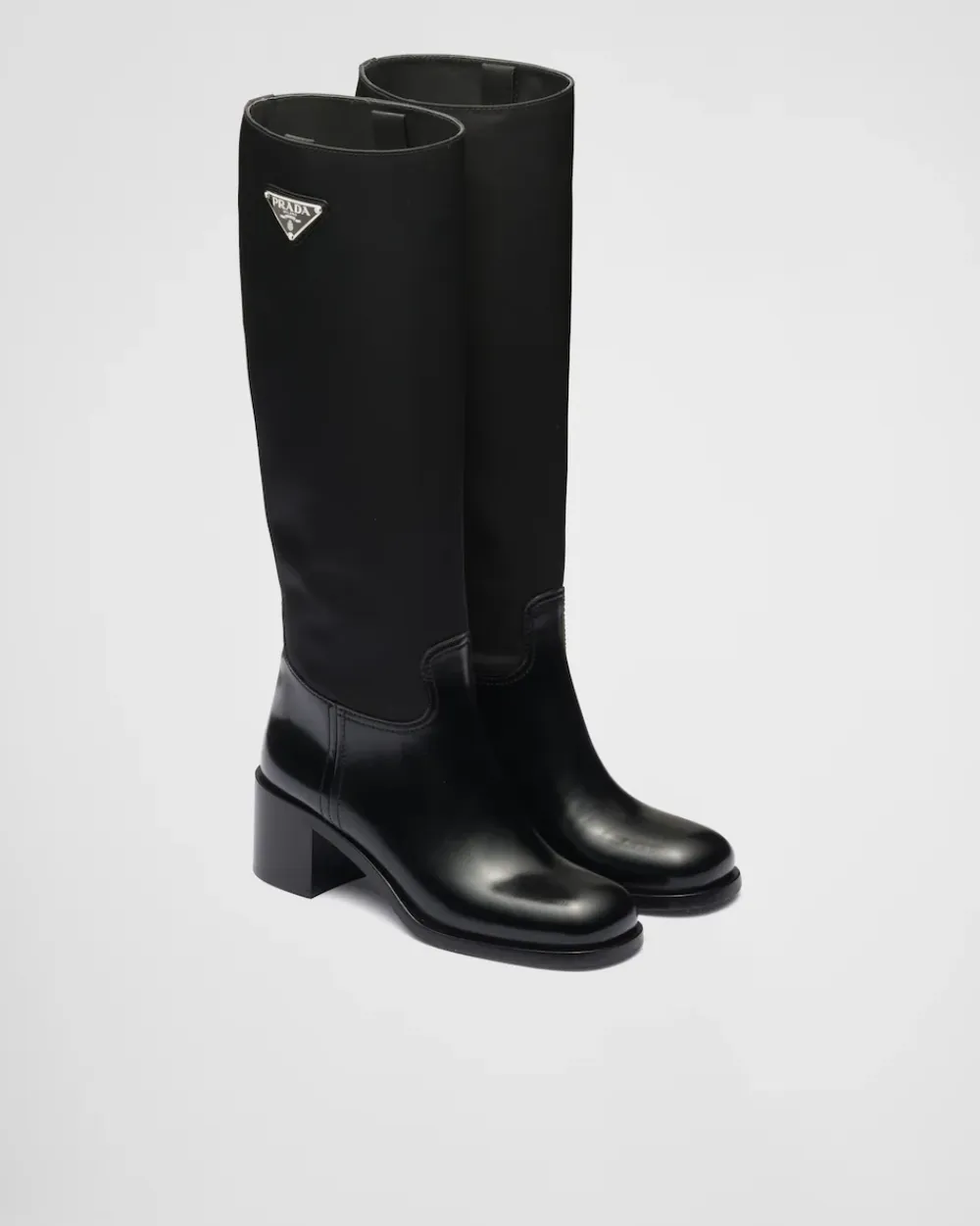 Mujer Prada BOTINAS Y BOTAS^Botas De Re-nylon Y Piel Cepillada