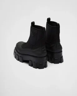 Mujer Prada BOTINAS Y BOTAS^Botas Monolith De Gabardina De Re-nylon