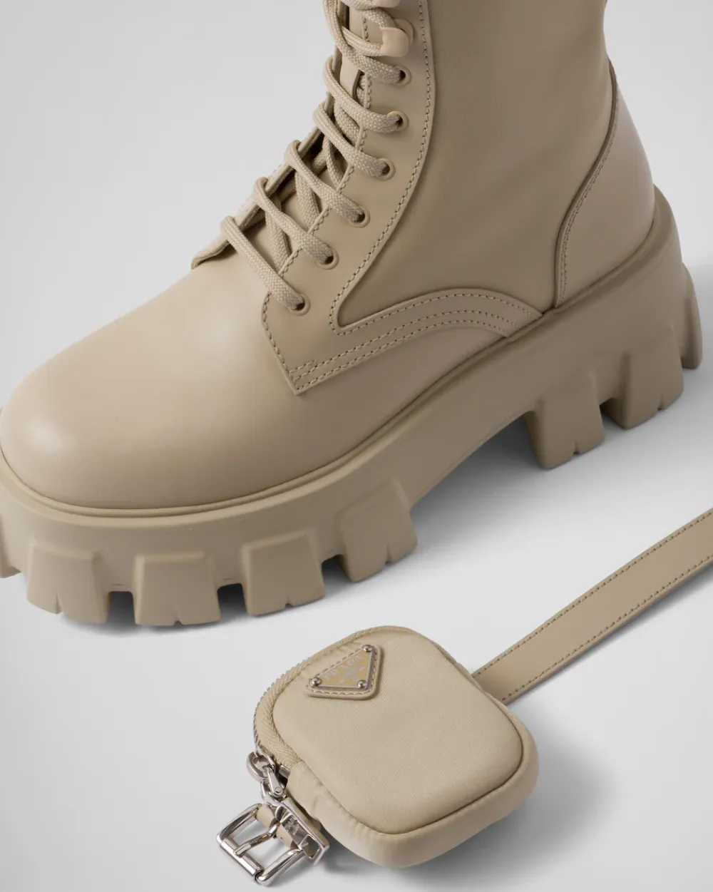 Mujer Prada BOTINAS Y BOTAS^Botas Monolith De Re-nylon Y Piel