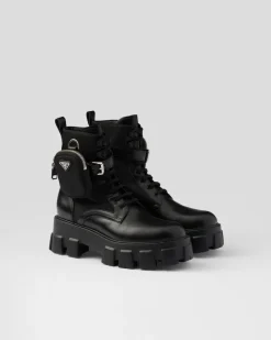 Mujer Prada BOTINAS Y BOTAS^Botas Monolith De Re-nylon Y Piel