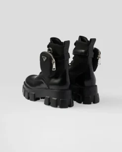Mujer Prada BOTINAS Y BOTAS^Botas Monolith De Re-nylon Y Piel