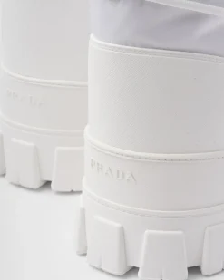 Hombre Prada COLECCIÓN MASCULINA|BOTAS^Botines Après-ski De Gabardina De Re-nylon