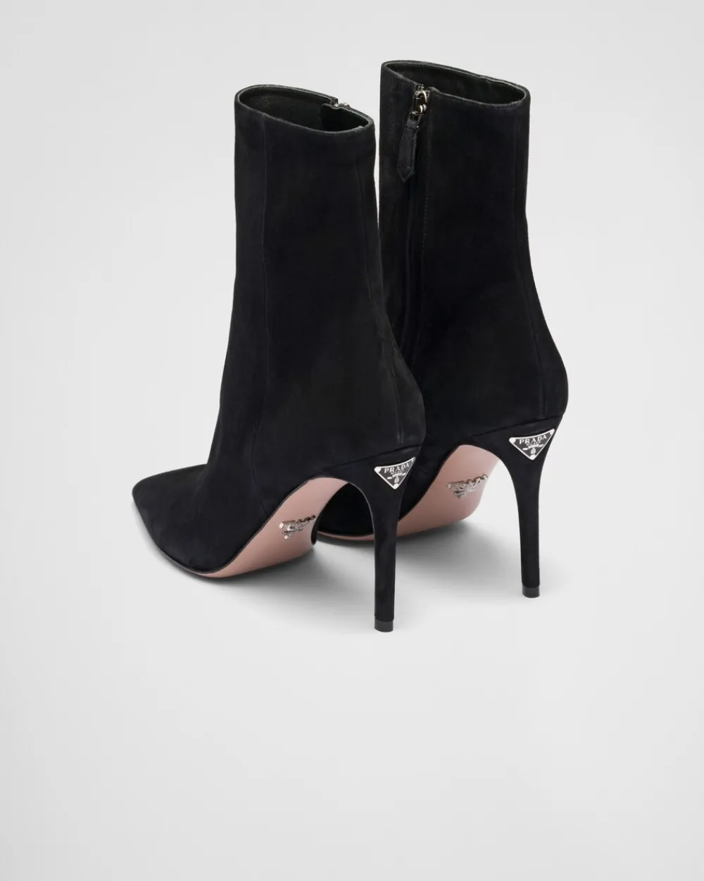 Mujer Prada BOTINAS Y BOTAS^Botines De Ante De Tacón Alto