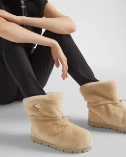 Mujer Prada BOTINAS Y BOTAS^Botines De Borreguillo