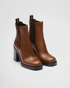 Mujer Prada BOTINAS Y BOTAS^Botines De Piel