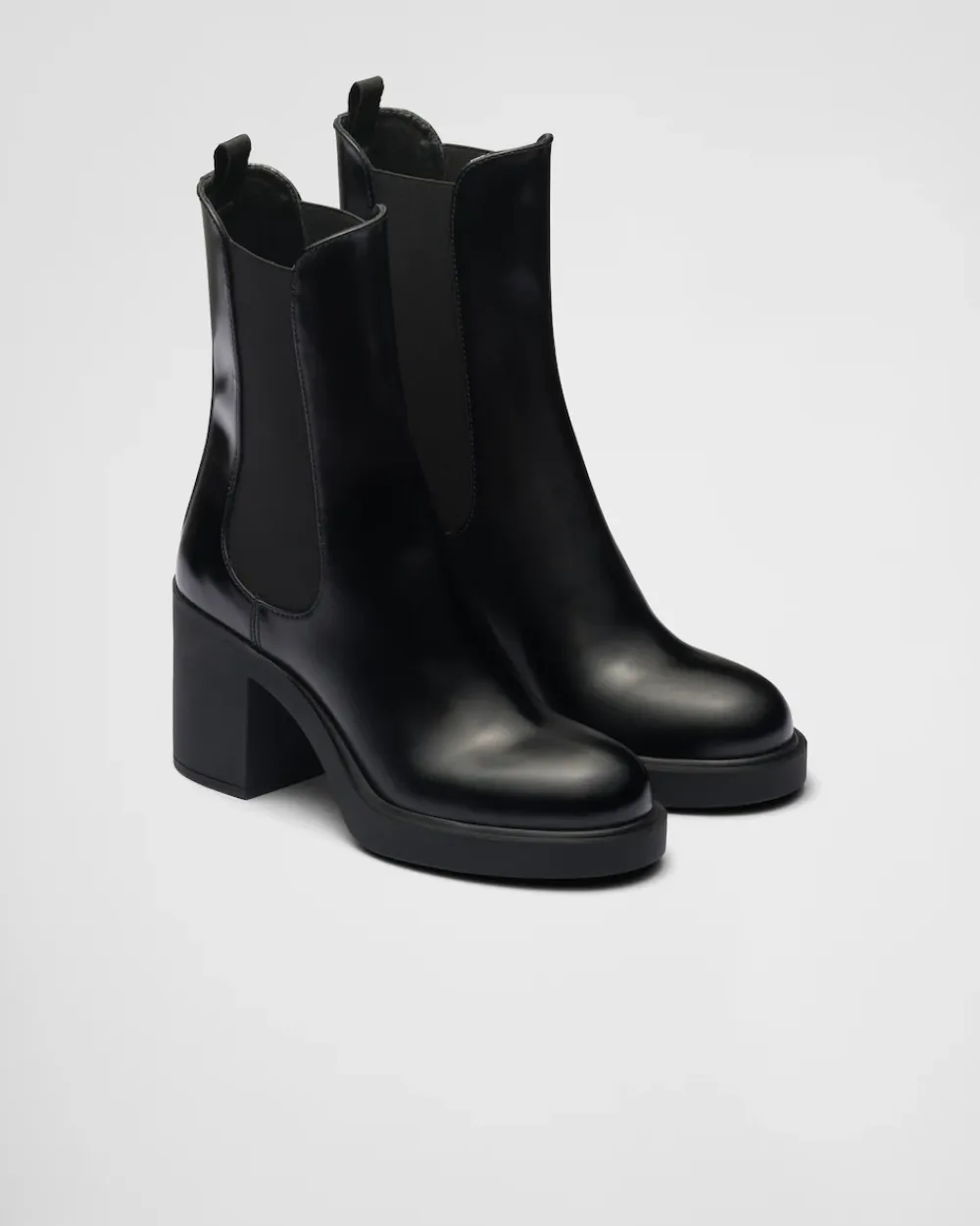 Mujer Prada BOTINAS Y BOTAS^Botines De Piel Cepillada Con Tacón