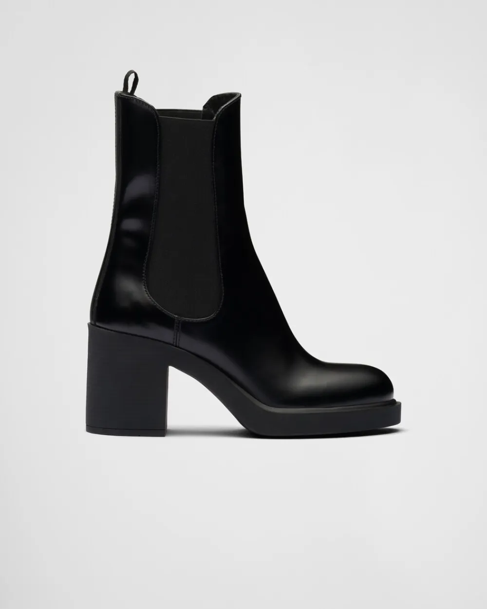Mujer Prada BOTINAS Y BOTAS^Botines De Piel Cepillada Con Tacón