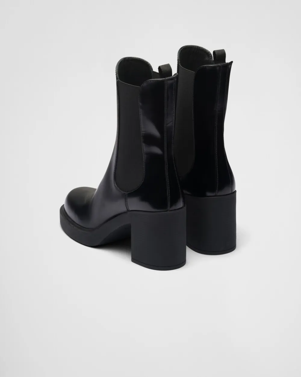 Mujer Prada BOTINAS Y BOTAS^Botines De Piel Cepillada Con Tacón
