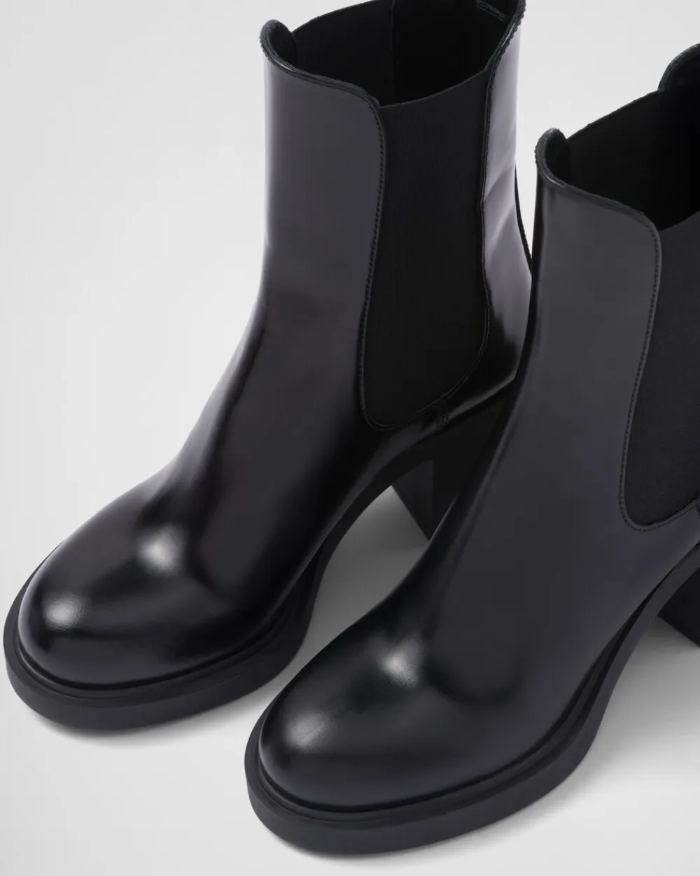 Mujer Prada BOTINAS Y BOTAS^Botines De Piel Cepillada Con Tacón