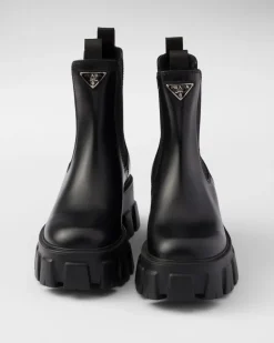 Mujer Prada BOTINAS Y BOTAS^Botines De Piel Cepillada Monolith