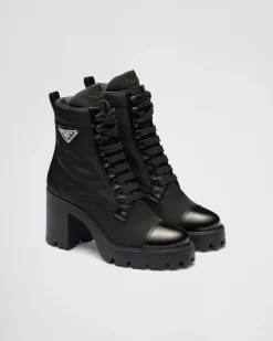 Mujer Prada BOTINAS Y BOTAS^Botines De Re-nylon Y Piel
