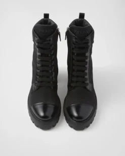 Mujer Prada BOTINAS Y BOTAS^Botines De Re-nylon Y Piel