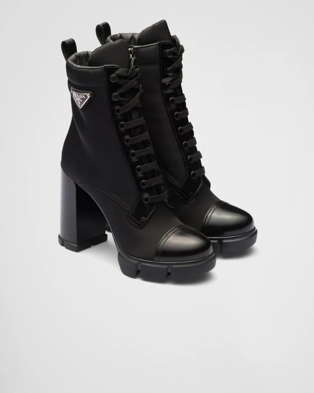 Mujer Prada BOTINAS Y BOTAS^Botines De Re-nylon Y Piel Cepillada