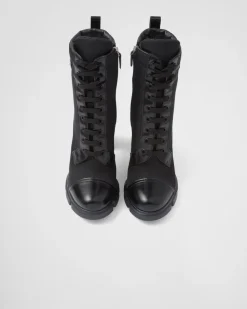 Mujer Prada BOTINAS Y BOTAS^Botines De Re-nylon Y Piel Cepillada