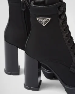 Mujer Prada BOTINAS Y BOTAS^Botines De Re-nylon Y Piel Cepillada
