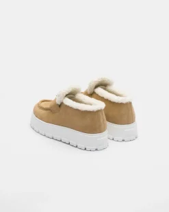 Mujer Prada MOCASINES^Botines Mocasín De Ante