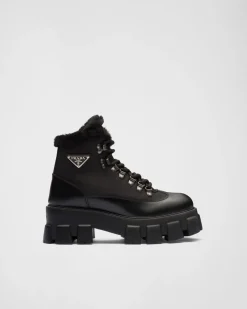 Mujer Prada BOTINAS Y BOTAS^Botines Monolith De Piel Y Re-nylon
