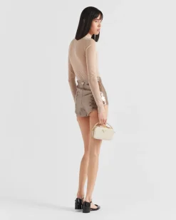 Mujer Prada PANTALONES LARGOS Y CORTOS^Braguitas De Tul Con Lentejuelas
