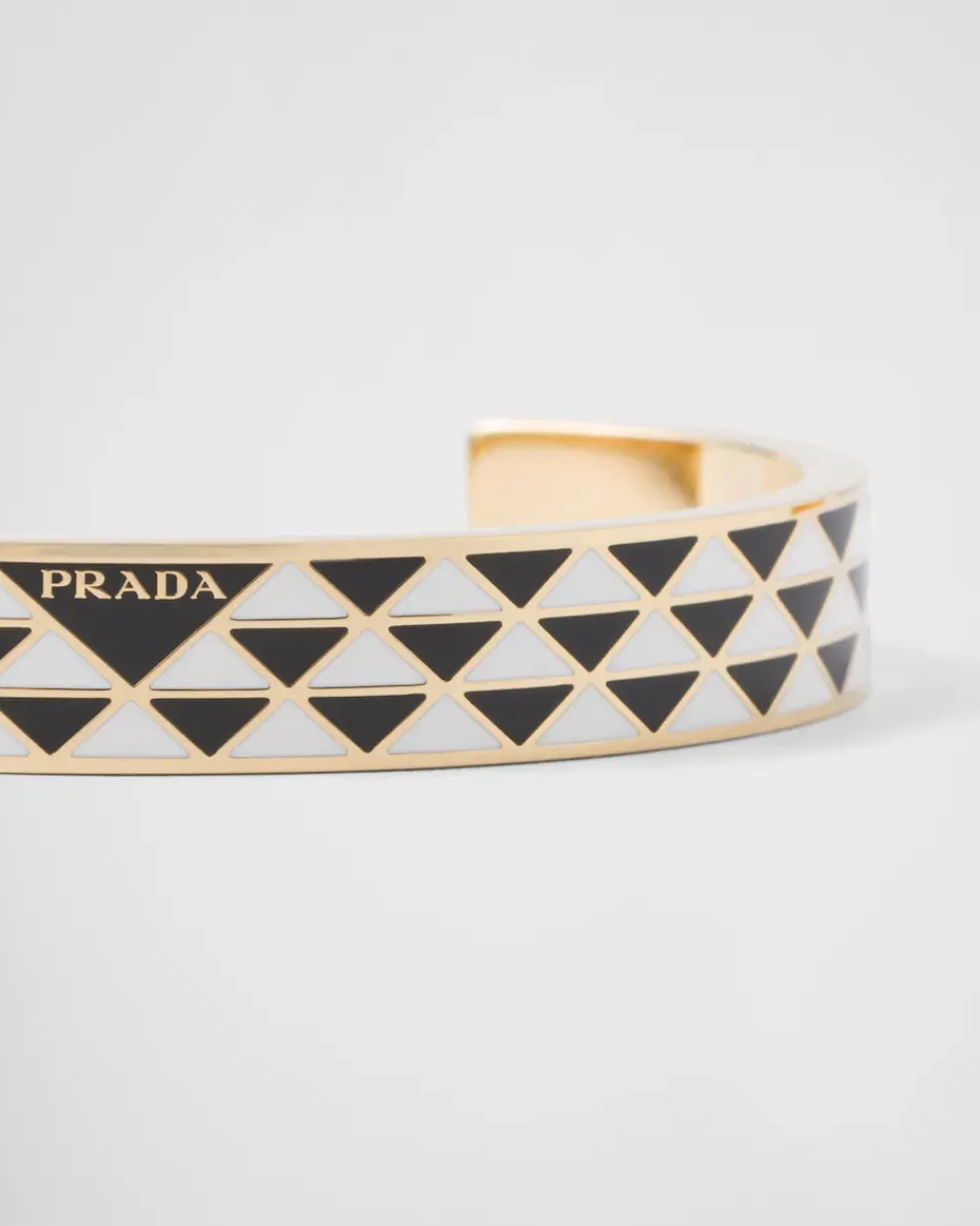 Mujer Prada JOYAS DE FANTASÍA^Brazalete De Metal Esmaltado
